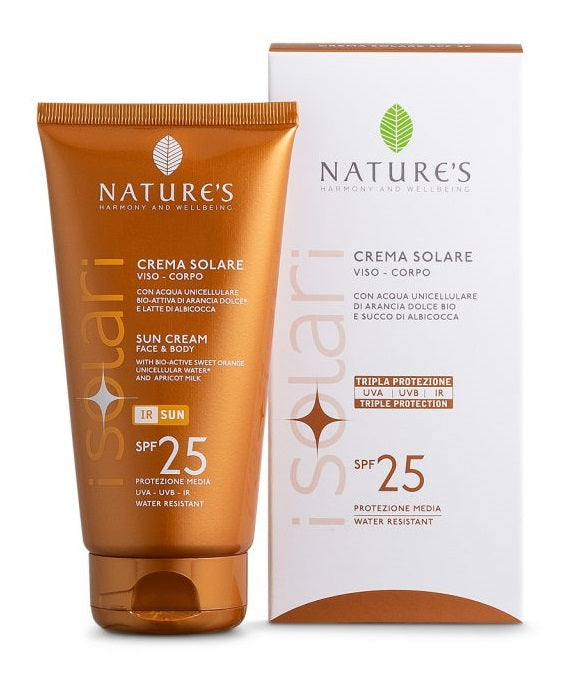 NATURE'S SUN CREAM FACE AND BODY SPF 25 IR SUN 150 ML