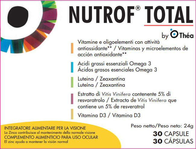 NUTROF TOTAL 30 CAPSULES