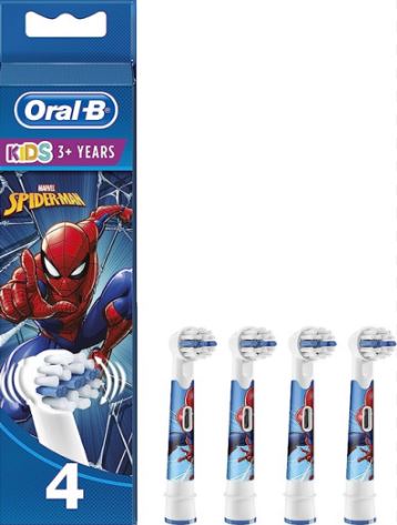 ORALB POWER REFILL EB10 SPIDERMAN 4 PIECES