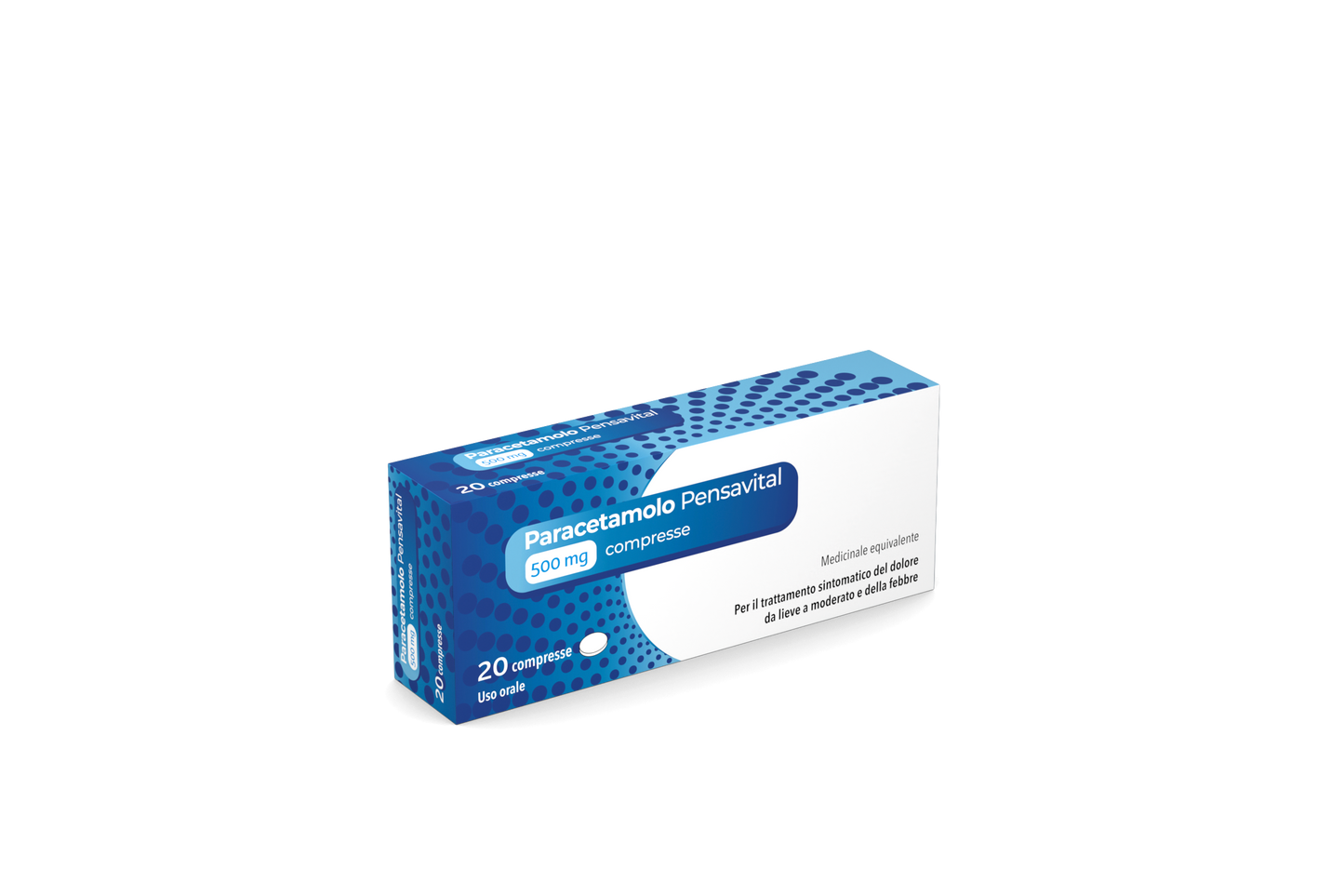 PARACETAMOL PENSAV 500 MG TABLETS 20 TABLETS IN PVC/PVDC/AL BLISTER