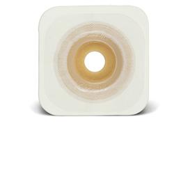 CONVEX, MOLDABLE PLATE WITH PROTECTIVE BARRIER WITH HYDROCOLLOIDS AND MICROPOROUS SUPPORT WITH REPOSITIONABLE ADHESIVE ATTACHMENT SYSTEM ESTEEM SYNERGY 33/45MM 5 PIECES