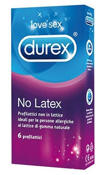 DUREX NO LATEX CONDOMS 6 PIECES