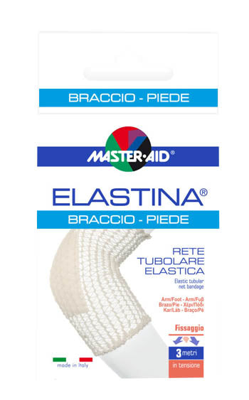 MASTER-AID ELASTIN HYPOALLERGENIC ELASTIC TUBULAR NET FOR ARM/FOOT 3 MT IN TENSION CALIBER 4 CM