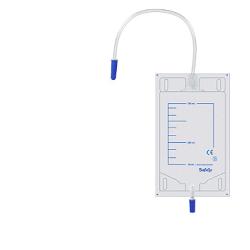 LEG DRAINAGE BAG FOR INCONTINENCE TUBE 35 CM 10 PIECES