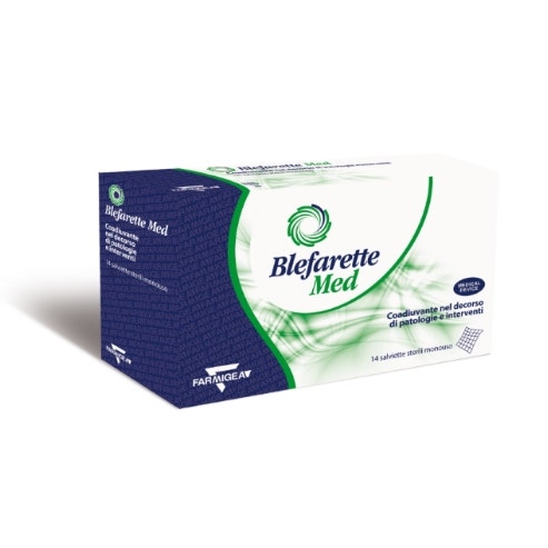 BLEFARETTE MEDICATED EYE WIPES MED 14 PIECES