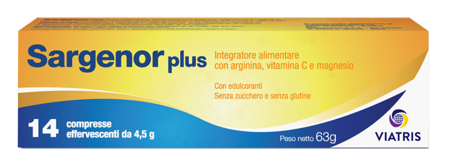 SARGENOR PLUS 14 EFFERVESCENT TABLETS