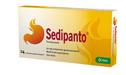 SEDIPANTO "20 MG COMPRESSE GASTRORESISTENTI"14 COMPRESSE IN BLISTER OPA/AL/PVC-AL"