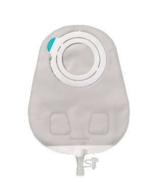 SENSURA MIO FLEX SISTEMA 2 PEZZI CON AGGANCIO ADESIVO SACCA MULTICHAMBER PER UROSTOMIA RIVESTITA 50MM DA 550 ML 30 PEZZI