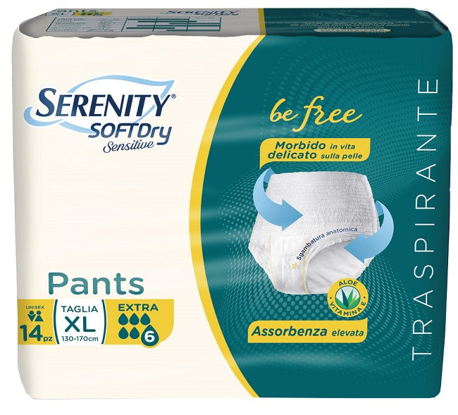 SERENITY PANTS SD SENSITIVE EXTRA XL 14 PIECES
