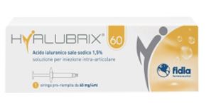 SIRINGA INTRA-ARTICOLARE HYALUBRIX 60 ACIDO IALURONICO 1,5% 60 MG 4 ML
