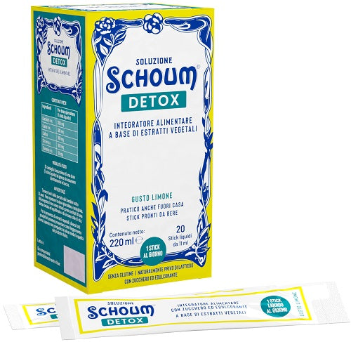 SCHOUM DETOX SOLUTION 20 STICKS