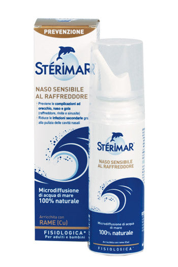 STERIMAR NOSE SENSITIVE TO COLDS SEA WATER SPRAY 100 ML