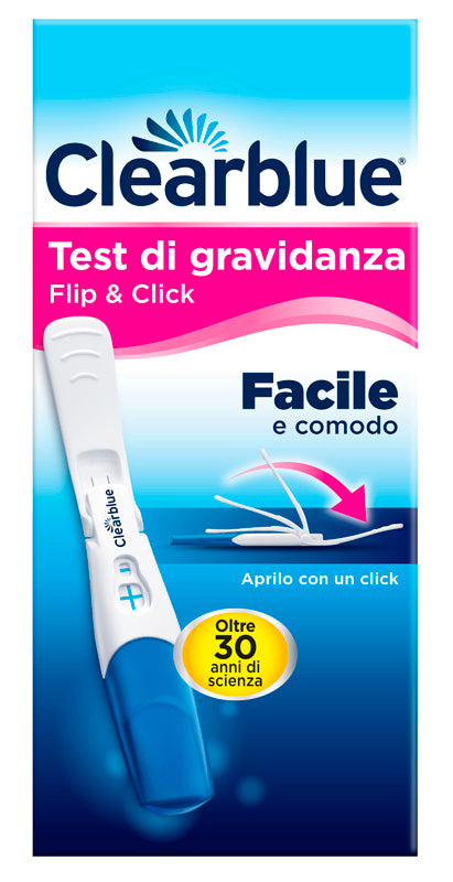 CLEARBLUE FLIP & CLICK PREGNANCY TEST 1 PIECE