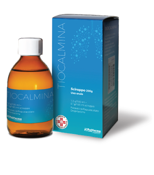 TIOCALMINE "1.2 G/100 ML + 0.1 G/100 ML SYRUP" 200 G BOTTLE"