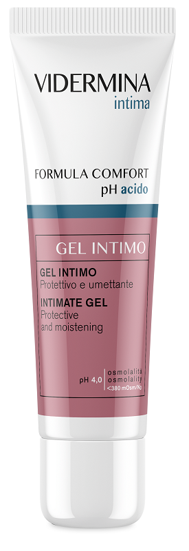 VIDERMINA INTIMA FORMULA COMFORT PH ACIDO GEL INTIMO PROTETTIVO E UMETTANTE NUOVA FORMULA 30 ML