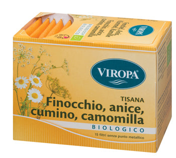 VIROPA FENNEL/CUMIN/ANISE/CHAMOMILE ORGANIC 15 SACHETS