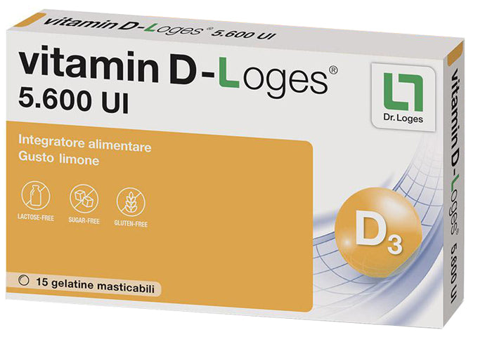 VITAMIN D-LOGES 15 CHEWABLE LEMON FLAVOR JELLYS