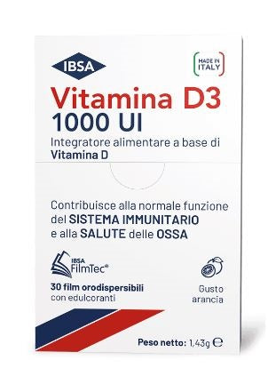 VITAMIN D3 IBSA 1000UI 30 ORODISPERSIBLE FILM