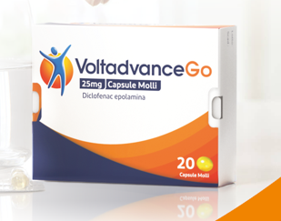 VOLTADVANCEGO 25 MG SOFT CAPSULES 20 CAPSULES IN PVC/PE/PVDC/AL BLISTER
