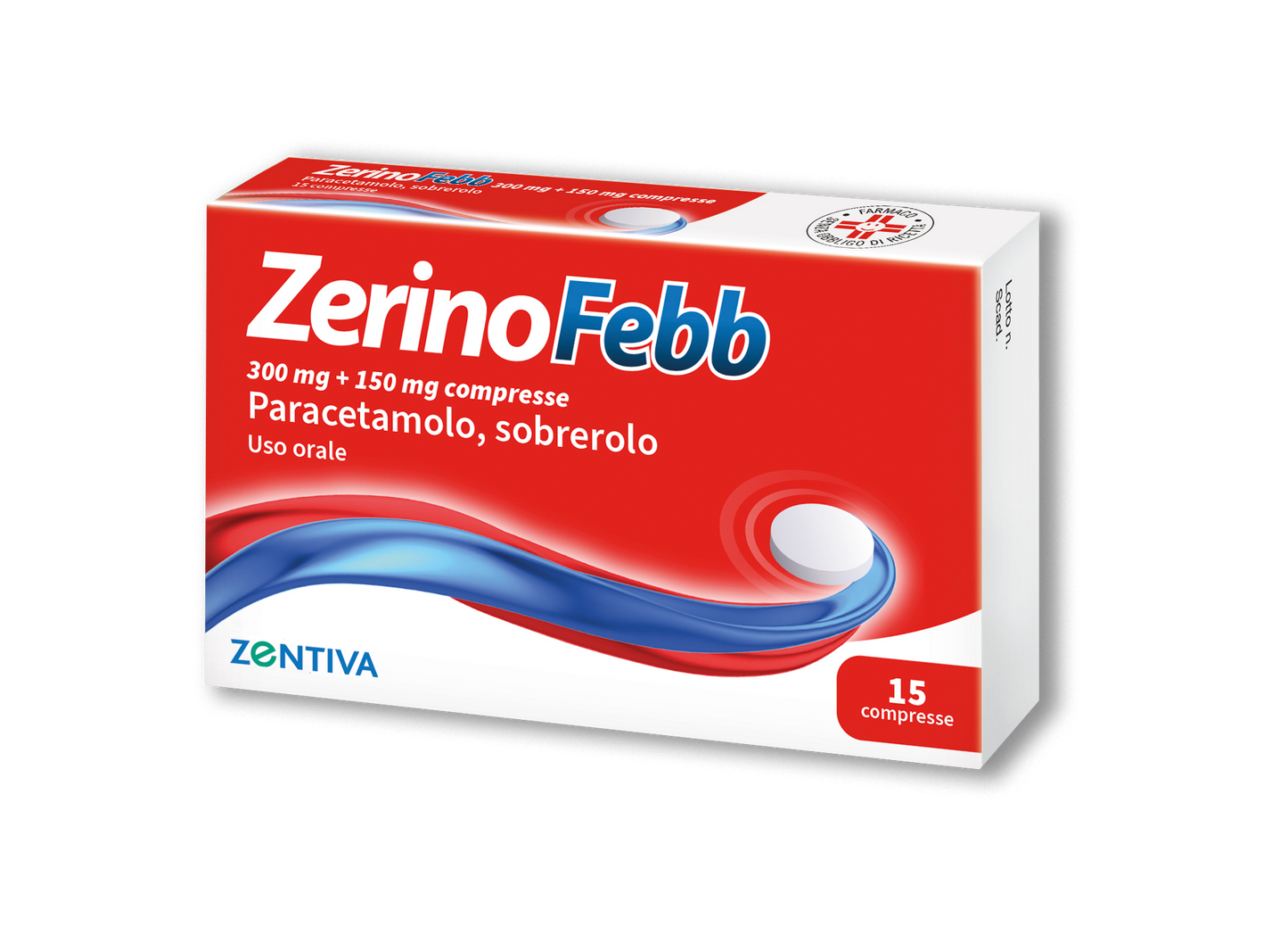ZERINOFEBB "300 MG + 150 MG COMPRESSE"15 COMPRESSE"