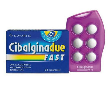 CIBALGINA DUE FAST*24 cpr gastrores 200 mg