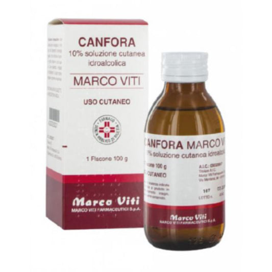 CAMPHOR MV "10% SKIN SOLUTION" 1 BOTTLE 100 G OF HYDROALCOHOLIC SOLUTION"