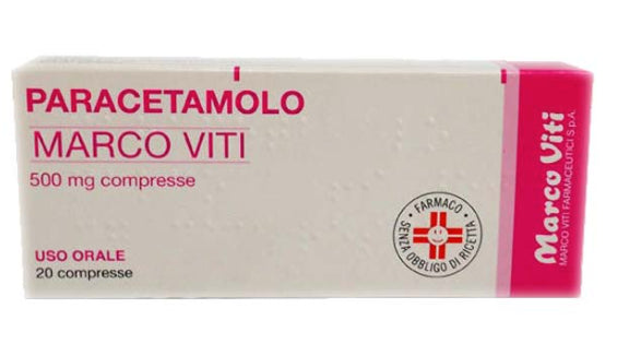 PARACETAMOLO MARCO VITI 500 MG COMPRESSE