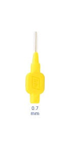 TEPE SCOVOLINO GIALLO 0,7 MM 6 PEZZI