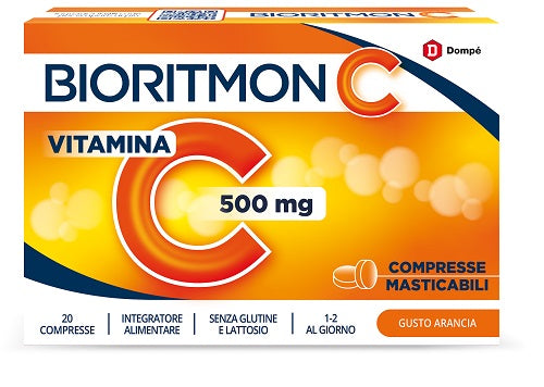 BIORITMON C 500MG VITAMINA C 20 COMPRESSE MASTICABILI