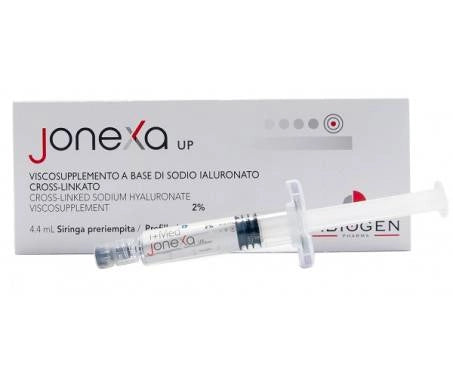 JONEXA UP SIRINGA INTRA-ARTICOLARE SODIO IALURONATO CROSS-LINKATO 2% 4,4 ML