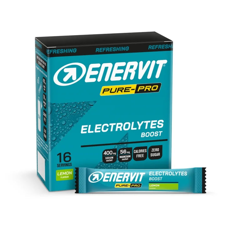 ENERVIT PURE PRO ELECTROLYTES BOOST 16 SACHETS OF 4 G
