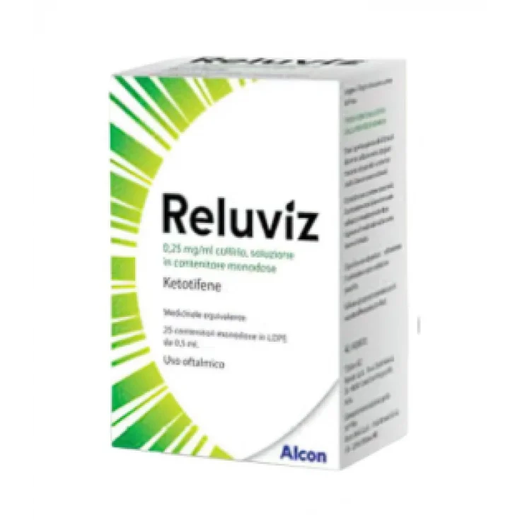 RELUVIZ 0.25 MG/ML EYE DROPS SOLUTION IN SINGLE-DOSE CONTAINER 25 LDPE CONTAINERS OF 0.5 ML
