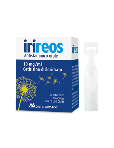 IRIREOS ANTISTAMINICO*orale gtt 10 cont monod 1 ml 10 mg/ml