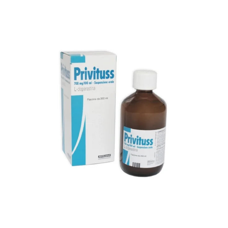 PRIVITUSS "708 MG/ 100 ML ORAL SUSPENSION" 200 ML BOTTLE"