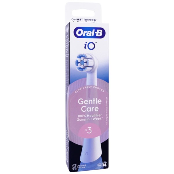 Oralb power refill io gentle clean white 3 pezzi