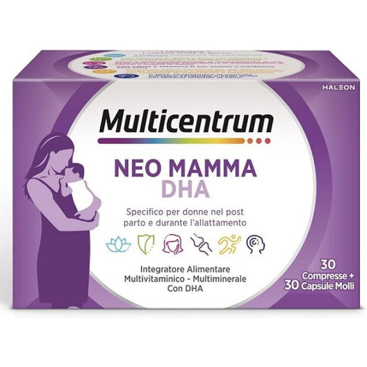 MULTICENTRUM NEO MAMMA DHA 30 COMPRESSE + 30 CAPSULE MOLLI