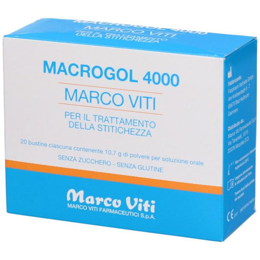 MACROGOL 4000 20 SACHETS OF 10.7 G