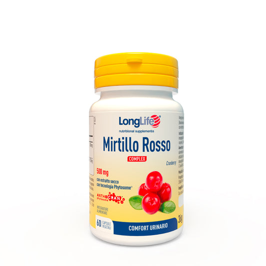 LONGLIFE MIRTILLO ROSSO COMPLEX 60 CAPSULE VEGETALI