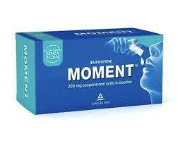 MOMENT*orale sosp 8 bust 200 mg