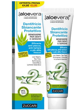 ALOEVERA2 PROTECTIVE WHITENING TOOTHPASTE WITH STEVIA 100 ML
