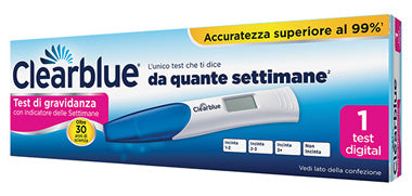 CLEARBLUE PREGNANCY TEST WITH WEEKS INDICATOR 1 PIECE