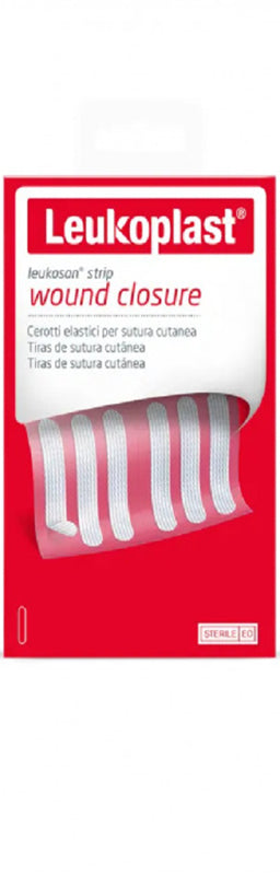LEUKOSAN STRIP SUTURE PLASTER 6X38MM 2 SACHETS X 6 PLASTERS