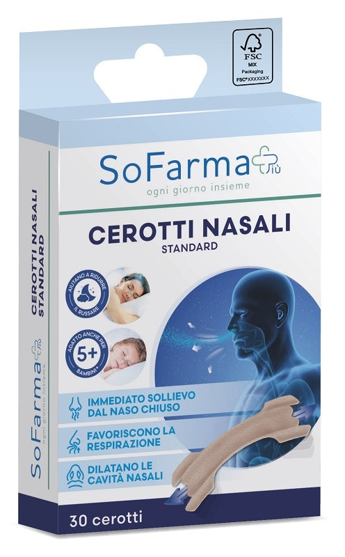 Sofarmapiu' Classic Nasal Patch, 30 Pieces