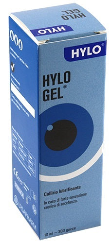 Hylo gel lubricating eye drops hyaluronic acid 0.2% 10 ml