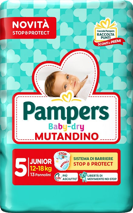 Pampers Baby Dry Junior Diaper Panties Small Pack 13 Pieces