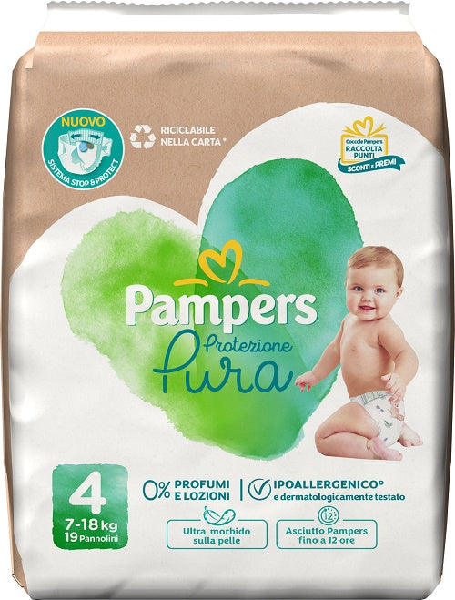 Pampers protezione pura mini pannolini 27 pezzi