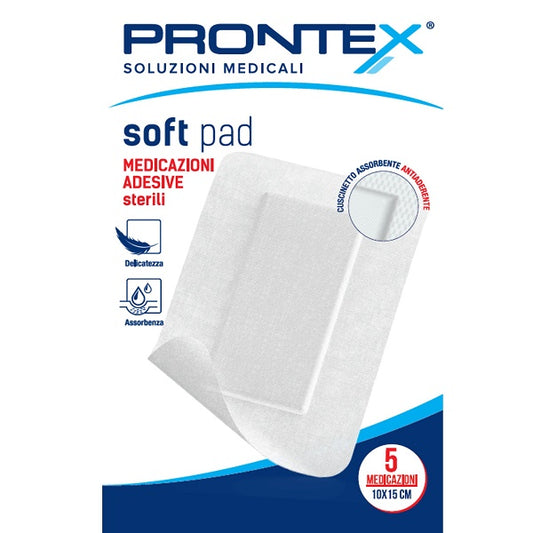 Sterile adhesive dressing Prontex soft pad 10x15 cm 5 pieces
