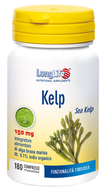 LONGLIFE KELP ALGA BRUNA 180 COMPRESSE