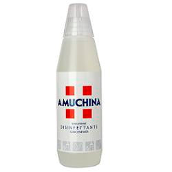 AMUCHINA LIQUIDA 100% DISINFETTANTE IGIENIZZANTE A BASE DI IPOCLORITO DI SODIO ANTIMICROBICO AD AMPIO SPETTRO D'AZIONE 1000 ML