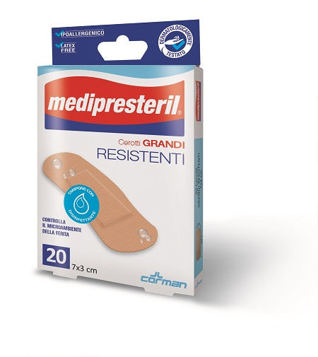 MEDIPRESTERIL ASSORTED RESISTANT PATCHES 40 PIECES